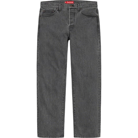 Supreme Regular Jean - Washed Black