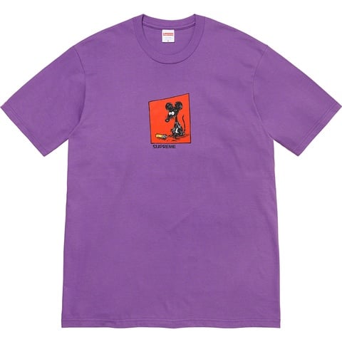 Supreme Mouse Tee - Purple
