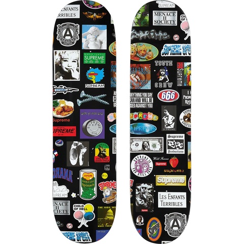Supreme 2021SSステッカーアート ピンクデッキ 新品】Supreme Stickers Skateboard Pink 2021SS シュプリーム
