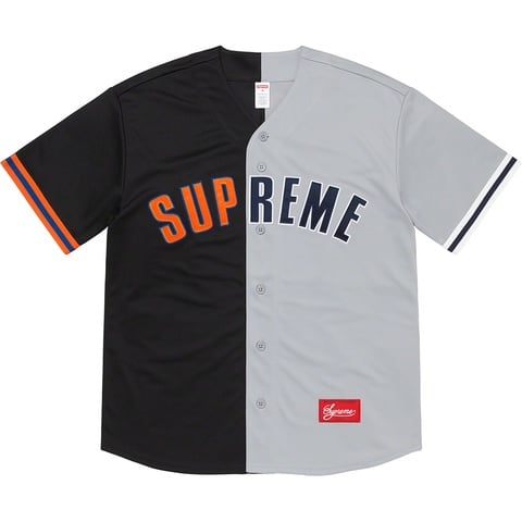 Supreme Don't Hate Baseball Jersey - Black