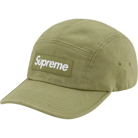 Washed Chino Twill Camp Cap - spring/summer 2021 - Supreme
