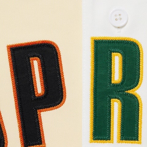 Supreme Don't Hate Baseball Jersey - Natural
