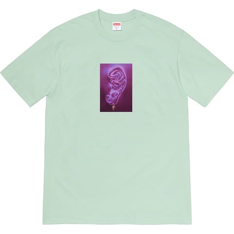 Supreme Ear Tee - Pale Aqua