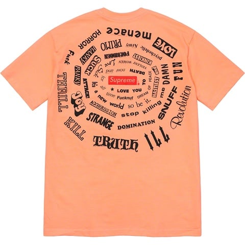 Supreme Spiral Tee - Peach
