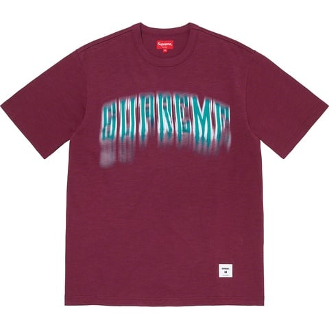 Supreme Blurred Arc S/S Top - Plum