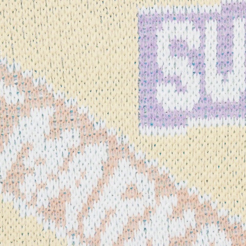 Supreme Street Signs Sweater - Natural