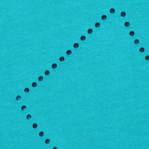 Supreme Laser Cut S Logo Hooded Sweatshirt - Cyan