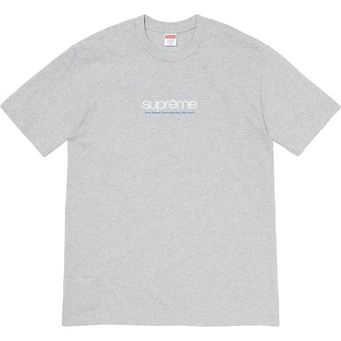 Supreme Five Boroughs Tee - Heather Grey
