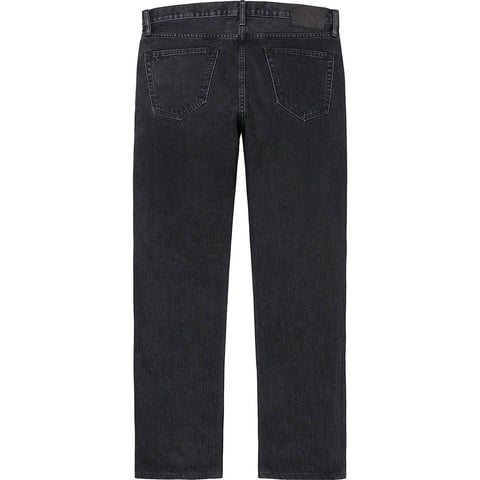 Supreme Stone Washed Black Slim Jean - Washed Black