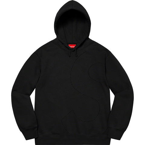 Laser Cut S Logo Hooded Sweatshirt - Supreme