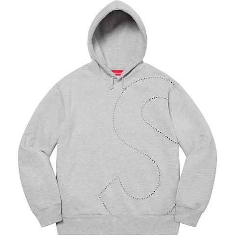 Laser Cut S Logo Hooded Sweatshirt - Supreme