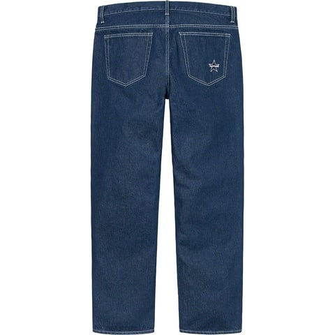 Supreme Regular Jean - Rinsed Blue