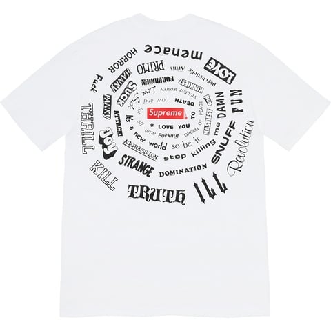 Supreme Spiral Tee - White