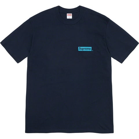 Supreme Spiral Tee - Navy