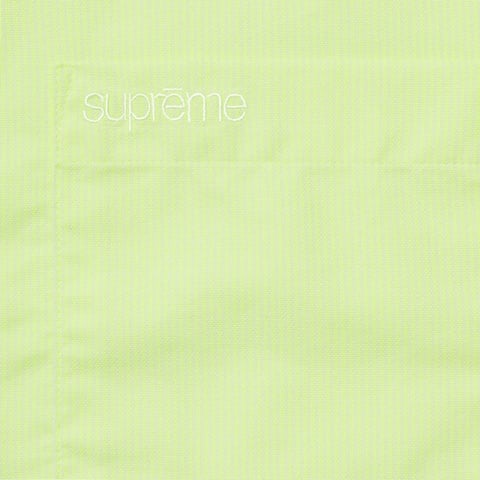 Supreme Stripe Oxford Shirt - Fluorescent Yellow