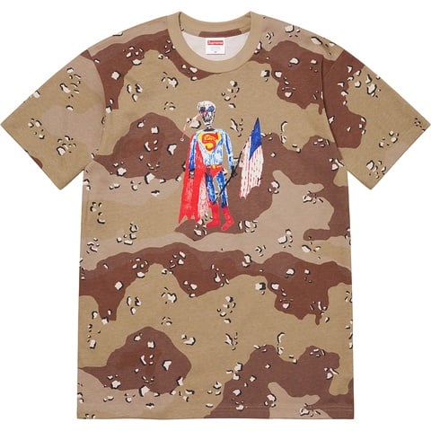 Supreme Skeleton Tee - Chocolate Chip Camo