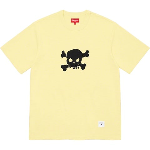 Supreme Skull S/S Top - Pale Yellow