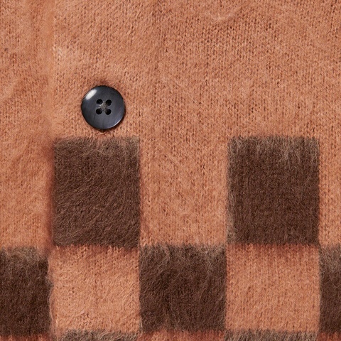 Brushed Checkerboard Cardigan - spring/summer 2021 - Supreme