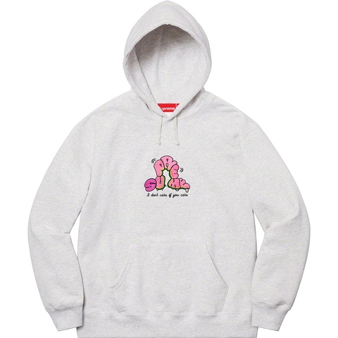 Don't Care Hooded Sweatshirt - spring/summer 2021 - Supreme