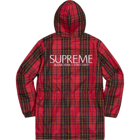 Supreme Polartec® Lined Sideline Parka - Tartan