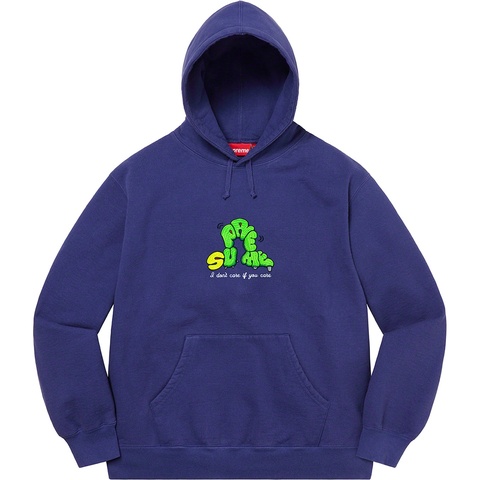 Don't Care Hooded Sweatshirt - spring/summer 2021 - Supreme
