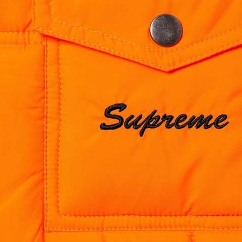 Supreme Iggy Pop Puffy Jacket - Orange