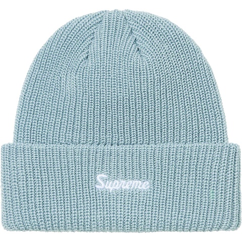 Supreme Loose Gauge Beanie - Light Blue