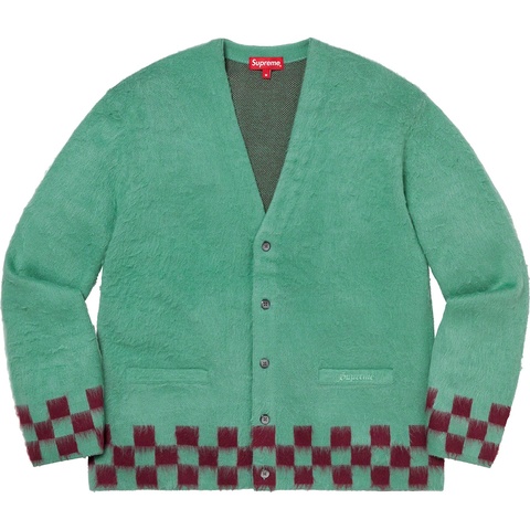 Brushed Checkerboard Cardigan - spring/summer 2021 - Supreme