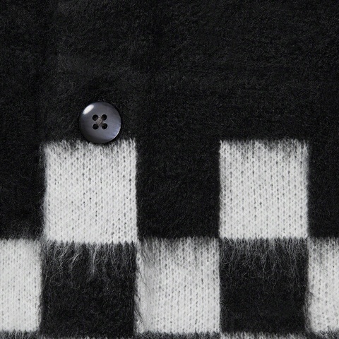 Brushed Checkerboard Cardigan - spring/summer 2021 - Supreme