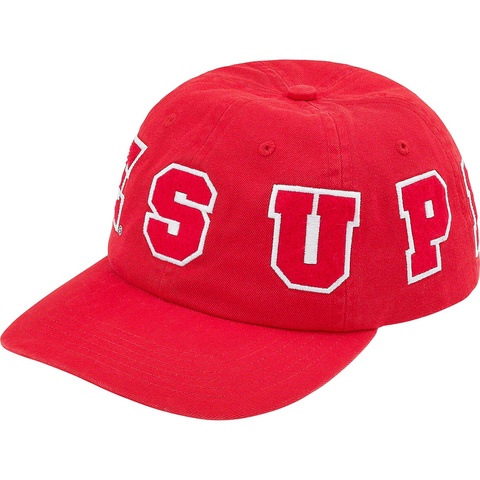 Supreme Spellout 6-Panel - Red