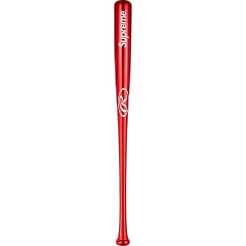 Supreme Supreme®/Rawlings® Chrome Maple Wood Baseball Bat - Red