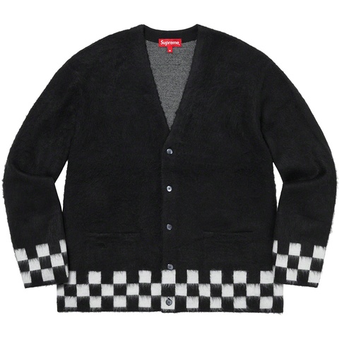 Brushed Checkerboard Cardigan - spring/summer 2021 - Supreme