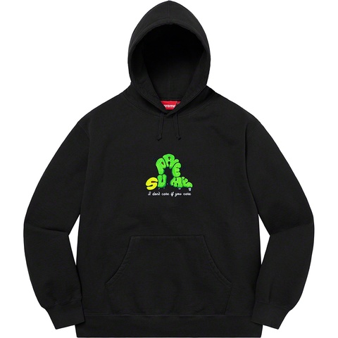 Don't Care Hooded Sweatshirt - spring/summer 2021 - Supreme