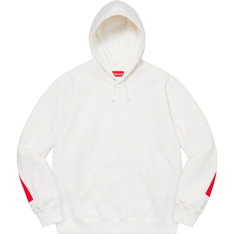 Supreme Big Logo Hooded Sweatshirt - White