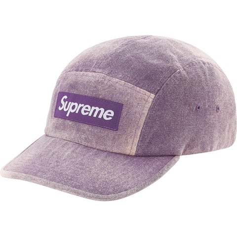 Supreme Spray Canvas Camp Cap - Purple