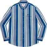 Supreme Supreme Nike Cotton Twill Shirt (SS21) - Blue Stripe