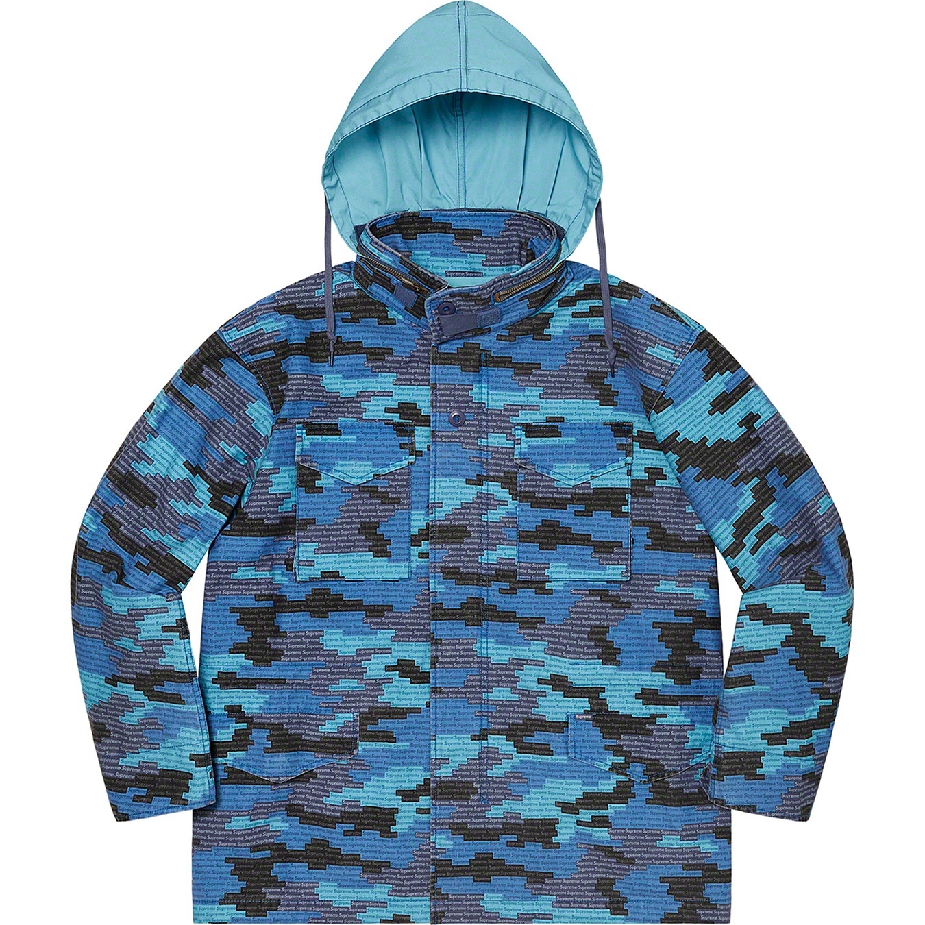 Supreme Logo Camo M-65 Jacket (SS21) - $298