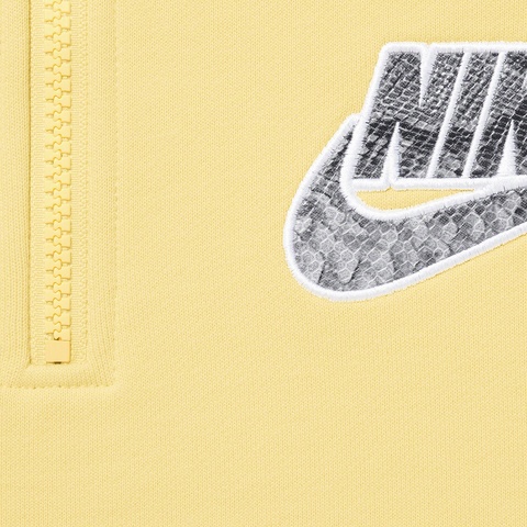 Supreme Supreme®/Nike® Half Zip Hooded Sweatshirt - Pale Yellow