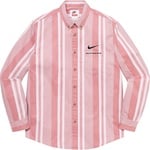 Supreme Supreme Nike Cotton Twill Shirt (SS21) - Pink Stripe