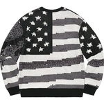 Supreme Digital Flag Sweater (SS21) - Black