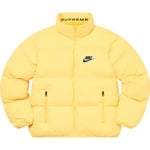 Supreme Supreme Nike Reversible Puffy Jacket (SS21) - Pale Yellow