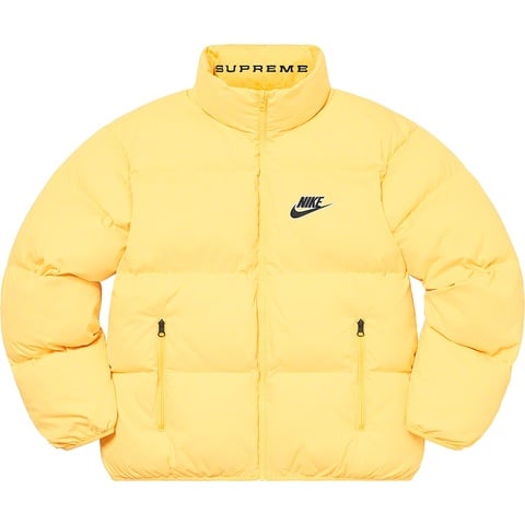 Supreme Supreme®/Nike® Reversible Puffy Jacket - Pale Yellow