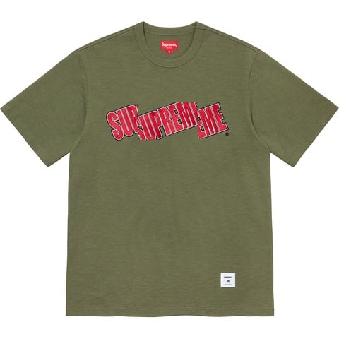 Supreme Cut Logo S/S Top - Olive