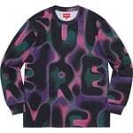 Supreme Half Tone L S Top (SS21) - Black