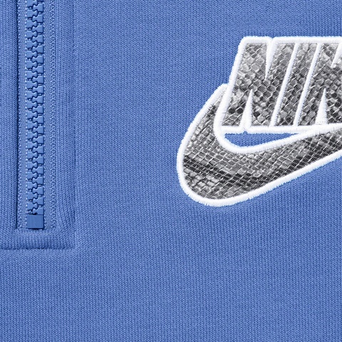 Supreme Supreme®/Nike® Half Zip Hooded Sweatshirt - Blue