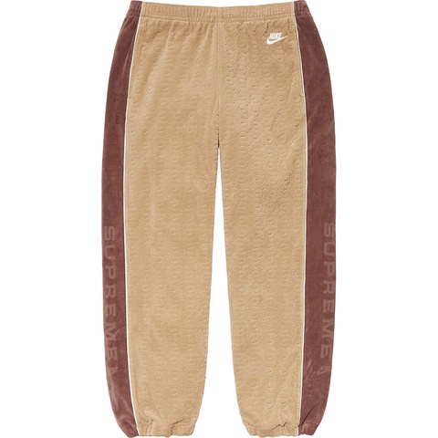 SUPREME NIKE velour track pant ベロアパンツ Supreme Nike Velour Track Pant Black Men's - SS21 - US