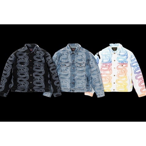 Supreme®/HYSTERIC GLAMOUR Snake Denim Trucker Jacket - Supreme