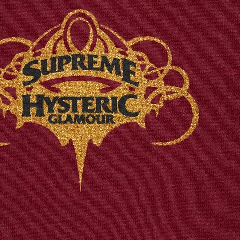 Supreme Supreme®/HYSTERIC GLAMOUR Zip Up Hooded Sweatshirt - Cardinal