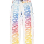 Supreme Supreme HYSTERIC GLAMOUR Snake Double Knee Denim Painter Pant (SS21) - White