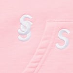 Supreme Embroidered S Hooded Sweatshirt (SS21) - Light Pink